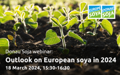 Open Donau Soja webinar on soybean markets, trends and forecast in Europe 2024 on 18 March