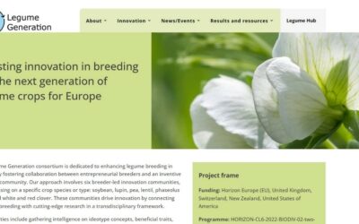 New website for project “Legume Generation”