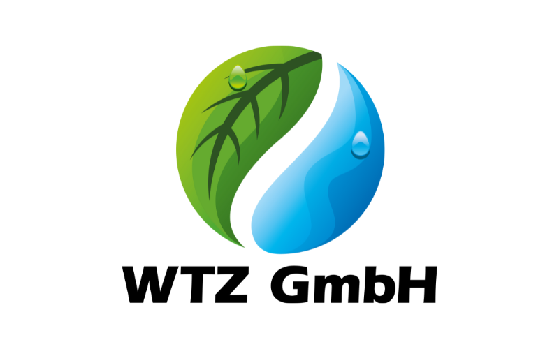 WTZ GmbH logo – provider of natural technologies for sustainable agriculture and soil fertility.