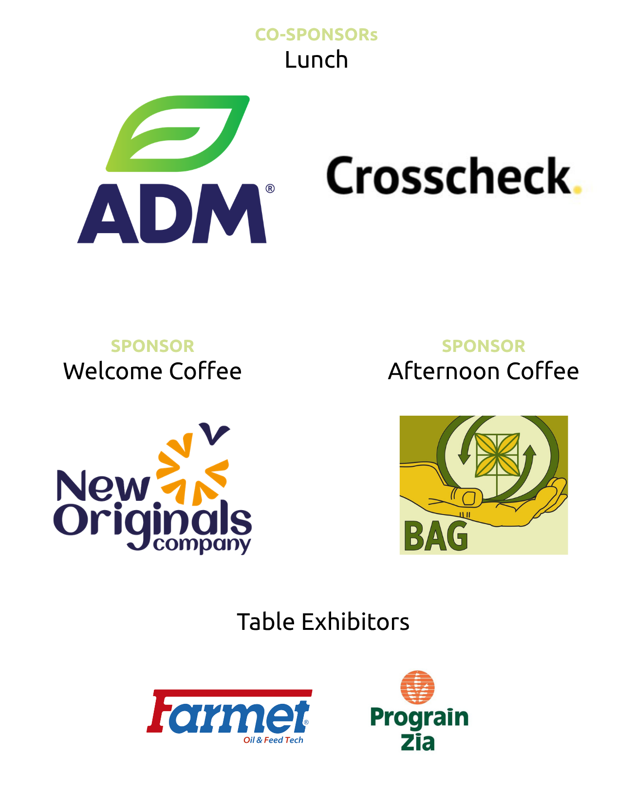 Sponsors for the Donau Soja General Assembly 2026