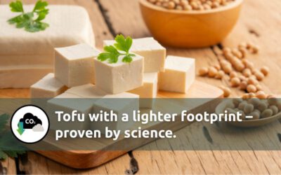 First tofu Product Carbon Footprint with Europe Soya: Certified European Soya cuts tofu’s carbon footprint by 30%