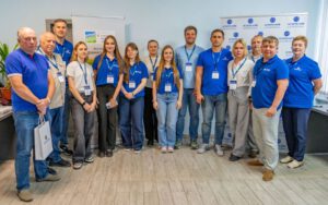 Participants at a Donau Soja training session at Astarta Agroholding in Ukraine